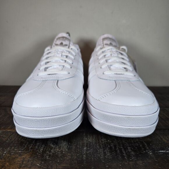 NEW Adidas Gazelle Bold Womens Size 10 Platform Sneakers Shoes White IE5130 - Picture 3 of 13